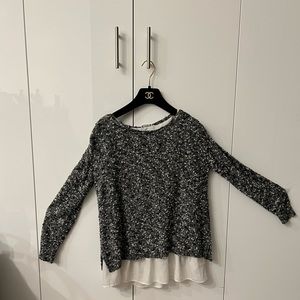Club Monaco 2 in 1 sweater with shirt